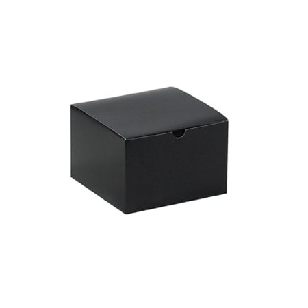 Bsc Preferred 6 x 6 x 4'' Black Gloss Gift Boxes, 100PK GB664BK